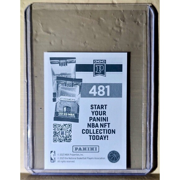 2023-24 Walker Kessler Panini NBA Basketball #481 Sticker Utah Jazz - Picture 2 of 2